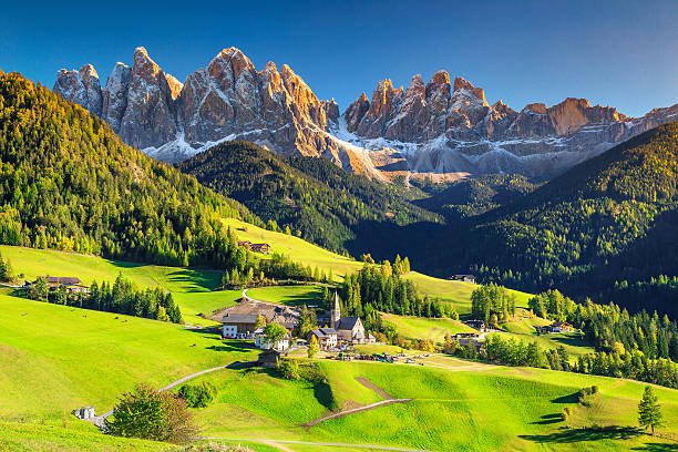 Dolomites mountain landscape